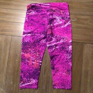 Champion Pink Track Pants with Abstract Design